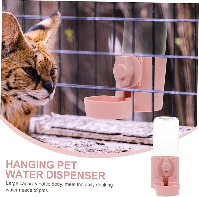 Mikikit Pet Water Feeder Hanging Drinking Fountain for Dogs Bowl Dispenser Material Automatic Water Flow Pet Drinking Supplies