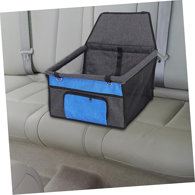 GALPADA Portable Pet Dog Seat Cover Breathable Car Seat Protector for Dogs Easy to Install Travel Cushion Storage Pockets for Cars and Suvs