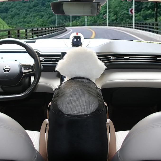 Center Console Dog Car Seat, Cat Car Seat Center Console, Detachable Armrest Non-Slip Car Pet Booster Seatm, Dog Console Car Seat for Traveling Camping Small Dogs Cats Under 15 lbs