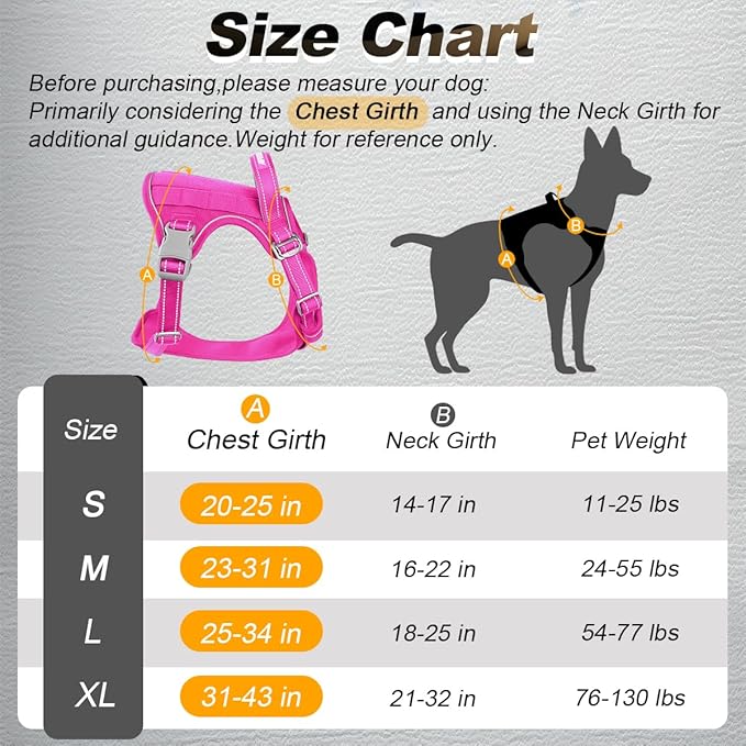 BARKBAY Service Dog Vest Tactical Dog Harness Medium Large Sized Dog Tags Personalized No Pull Adjustable Harness Reflective K9 Working Training Easy Control Military MolleSystem(Army Green,XL)