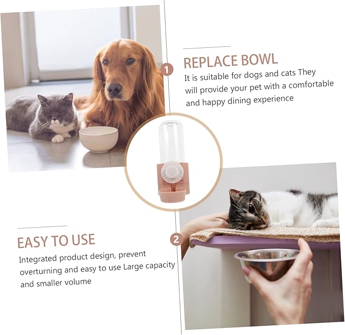 3pcs Automatic Water Dispenser for Dogs Pet Water Bottle Cat Dog Rabbit Feeder Portable Pet Watering System