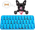 Silicone Snuffle Mat for Large Dogs, Dog Lick Mat Slow Feeder, Pet Licking Treat Mat with Suction Cups for Smell Training Slow Eating, XL Blue