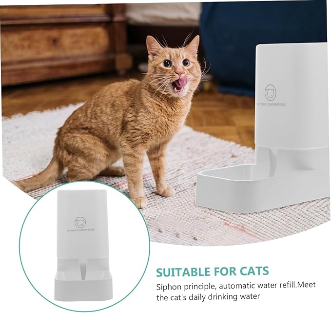 SUPVOX Elevated Pet Water Bowl Dog Water Bowl Automatic Feeder Pet Supply Cat Dispenser