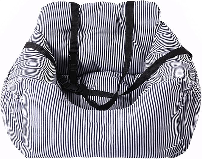Car Seat for Dogs,Pet Booster Seat Pet Travel Car Carrier Bed, Safety Clip-On Leash & Removable Washable Cover for Cars/Suvs/Trucks for Small Dogs Cats and Any Pets Under 15 LB