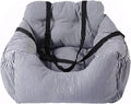 Car Seat for Dogs,Pet Booster Seat Pet Travel Car Carrier Bed, Safety Clip-On Leash & Removable Washable Cover for Cars/Suvs/Trucks for Small Dogs Cats and Any Pets Under 15 LB