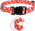 Christmas Dog Collar, Adorable Santa Claus Pattern Christmas Collar for Medium to Large Dogs - Comfortable & Cute Xmas Dog Collars, L