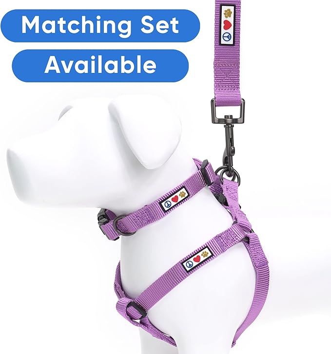 Pawtitas Personalized Dog & Puppy Harness Small Orchid Custom ID Tag Adjustable No Pull Vest