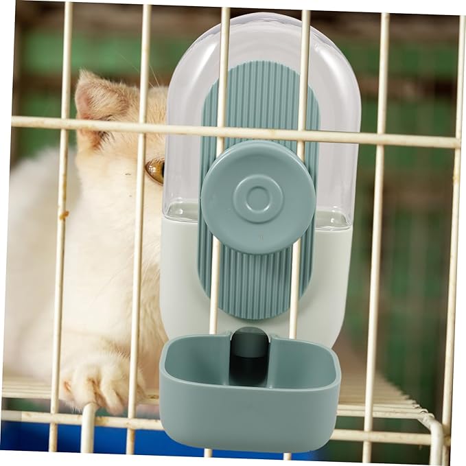 Automatic Pet Water Feeder Hanging Water Dispenser for Dogs Cats Convenient Cage Supply Prevents Spills Easy to Install Design for Comfortable Feeding