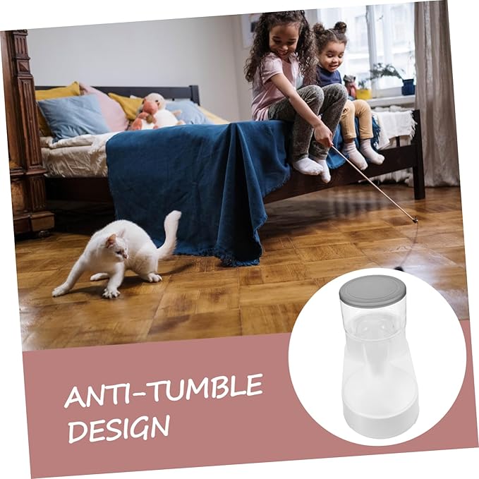GANAZONO Automatic Pet Feeder Dispenser for Dogs and Cats Gravity Feeding Food Bowl with Texture for Easy Monitoring Durable Design with Capacity for Convenient Use