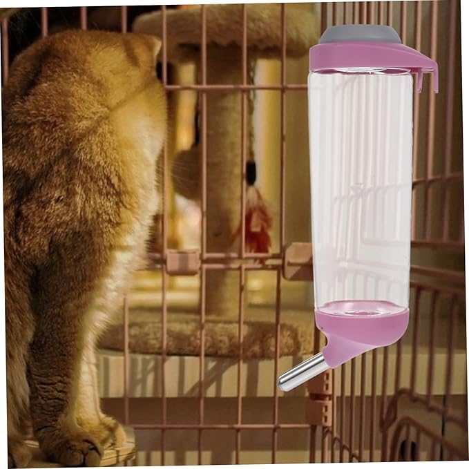 2pcs Pet Water Bottle Automatic Dog Cat Feeder Water Dispenser Pet Feeding Tool Cage Accessories