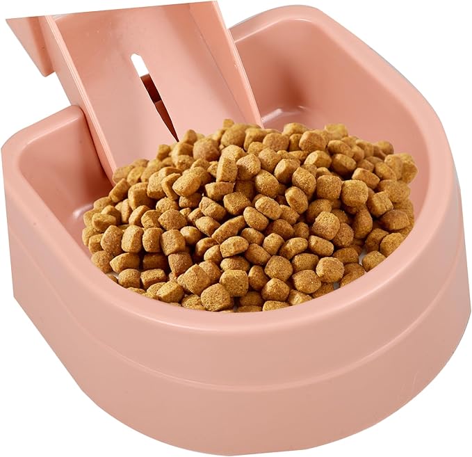 Garneck 1set Pet Feeder and Water Dispenser Set Automatic Pet Water Bottle and Food Dispenser for Cats and Dogs Lightweight Material Hanging Design Convenient for Daily Use