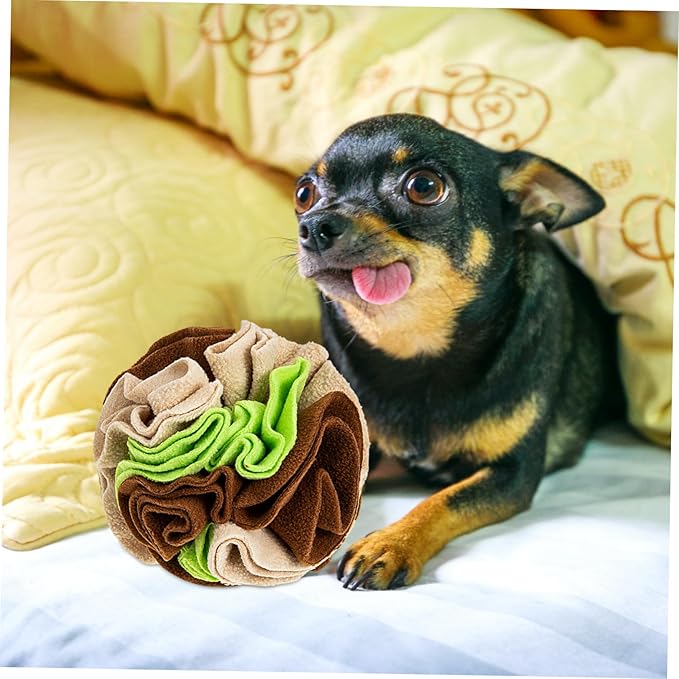 Upgraded PET Sniff Ball for Dogs Interactive Sniffing Training Toy Food Leakage Feeding Ball Engaging Puzzle Toy for Interactive Play Suitable for Breeds