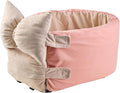 Small Dog Car Seat in The Middle Console, Multi-Functional, Safety Belt, Portable Armrest Pet Seat