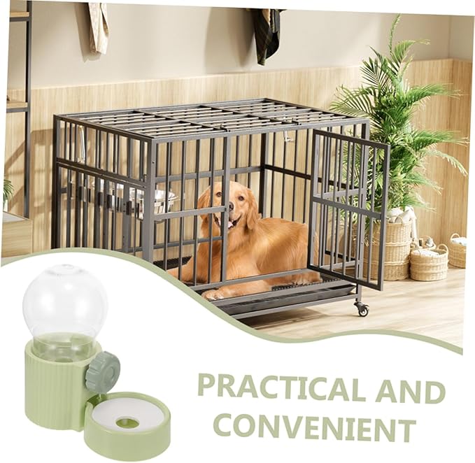 2pcs Hanging Automatic Water Dispenser for Dogs and Cats Pet Cage Feeder Convenient Food Holder for Pets Easy to Install for Home Use
