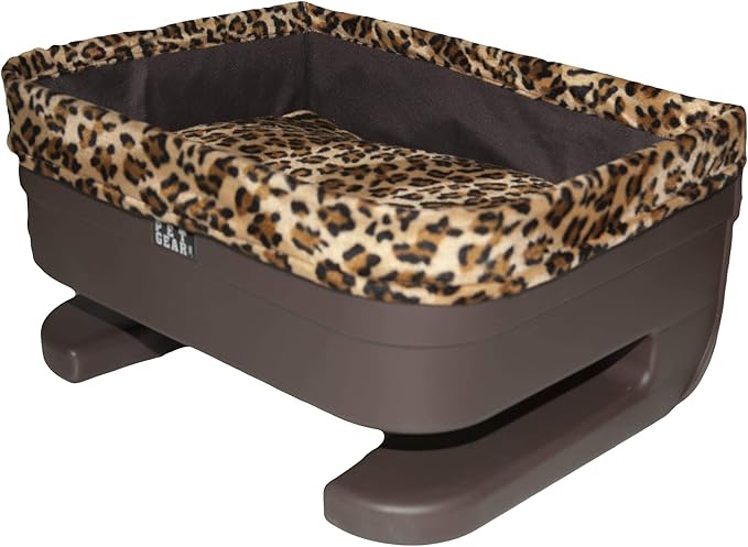 Pet Gear Booster Seat for Dogs/Cats, Removable Washable Comfort Pillow + Liner, Safety Tethers Included, Installs in Seconds, No Tools Required, 3 Colors