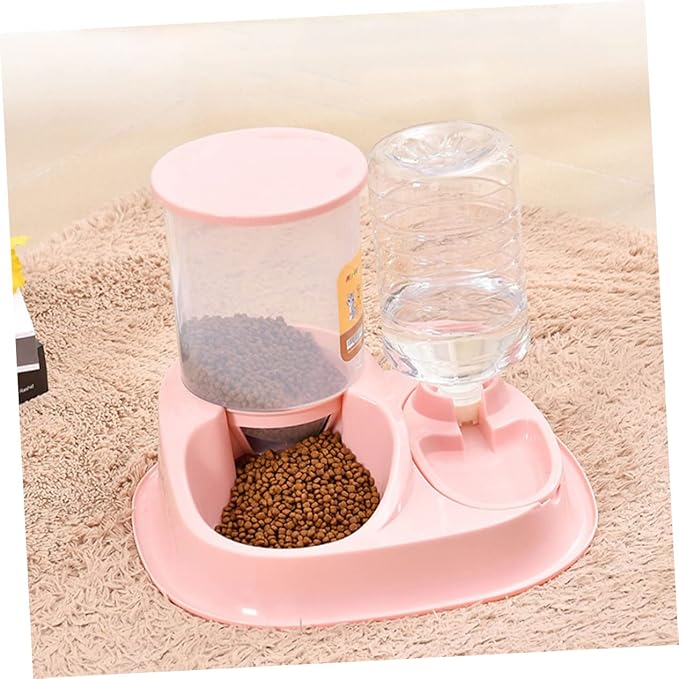 BESPORTBLE Automatic Cat Dog Feeder Large Capacity Food Water Dispenser Easy Clean Portable Pet Care