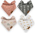 Dog Bandana 4 Pack, Summer Set, XL Size, Puppy Bandana, Large Bandana for Dogs, Dog Bandana Pack Large, Christmas, Thanksgiving