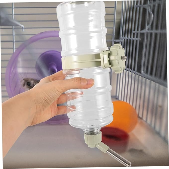 VANZACK Automatic Pet Water Dispenser Overflow Hanging Water Feeder for Dog and Cat Non Leak Design for Crate and Cage Use Easy Install and