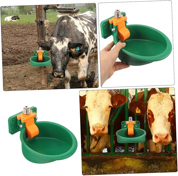 Sheep Goat Automatic Water Dispenser Horse Feeder Livestock Waterer Plastic Drinking Bowl Farm Use Easy to Clean