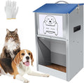 Galvanized Automatic Dog Feeder,Automatic Gravity-Fed Dog Feeder for Indoor & Outdoor Use,25LBS Capacity Food Dispenser for Small, Medium, and Large Breeds