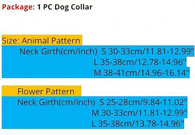 Lakke Flower Colorful Pet Dog Necklace Collar Various Pattern Shape Puppy Playing Collars for Small Dog Mix M