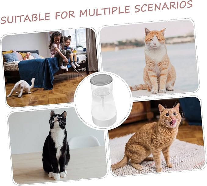 Automatic Pet Water Dispenser for Cats and Dogs Compact and Easy to Use Sturdy Design Texture for Easy Monitoring for Home and Travel