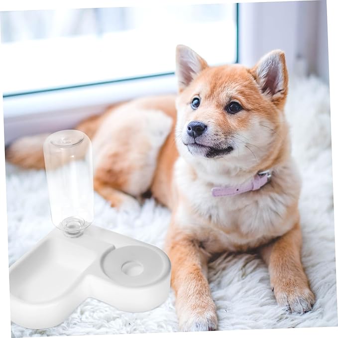 Multi-Function Cat Feeder Elevated Pet Food Bowl Automatic Water Container Cat Dog Food Holder Pet Supply