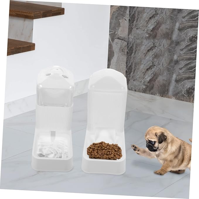 BESPORTBLE 1set Automatic Feeder Dispenser Detachable Pet Food and Water Station Lightweight and Design for Convenient Feeding and Hydration