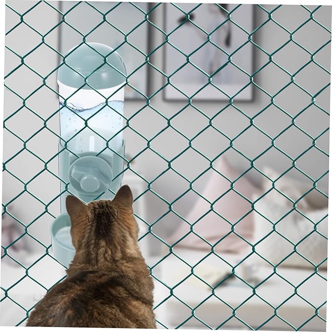 Milisten Pet Automatic Water Dispenser Hanging Waterer for Dogs and Cats Capacity Easy Install Water Feeding Tool for Crates and Cages Made of Durable Material