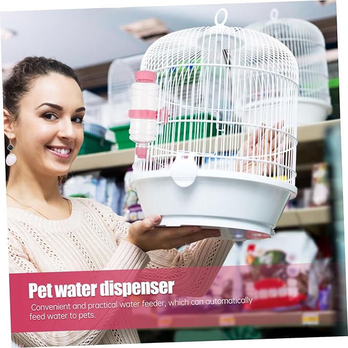 1pc Pet Water Dispenser Automatic Gravity Feeder for Dogs Cats and Rabbits Capacity Leak Easy to Clean for Home Use