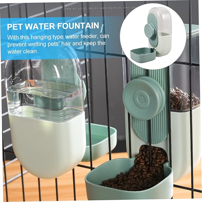 Cat Feeder Dispenser Puppy Feeder Dispenser Automatic Water Bowl Safe for Indoor Pets