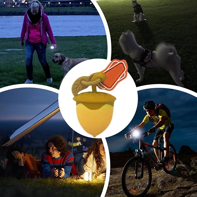 Dog Night Light - Waterproof Dog Collar Light, Three Flashing Modes | Sturdy Walking Light, Ideal Nighttime Visibility, Perfect Accessory for Dog Walking Running Biking Enhanced Safety During Evening