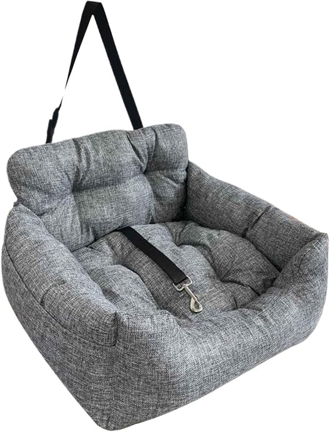 Dog Car Seat with Booster Seats for Small/Medium Dogs Or Universal Comfortable Bed for and Home(Single Seat)