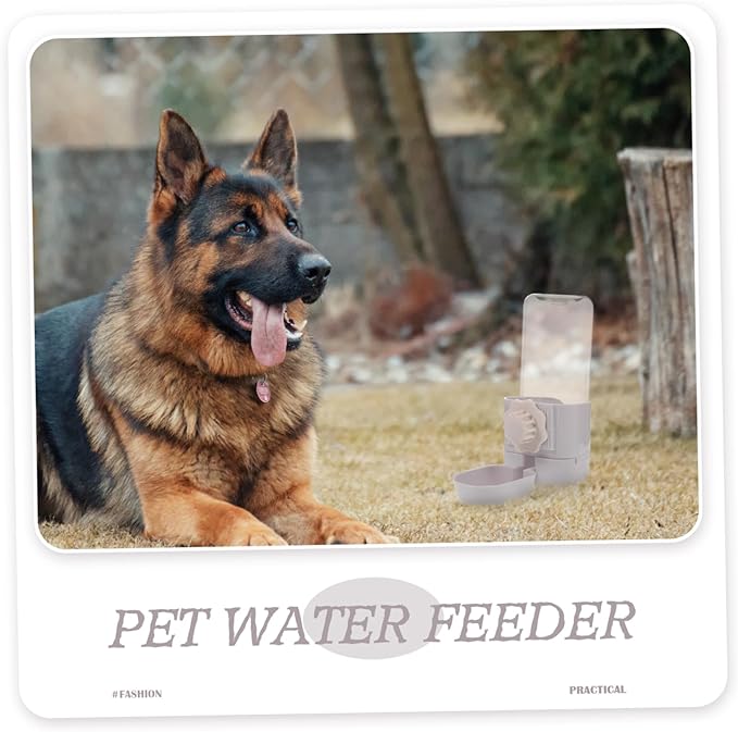 UPKOCH Hanging Dog Water Dispenser for Pets Automatic Water Feeder for Cats and Dogs Capacity Easy Install Pet Cage Water Bottle for Busy Pet Owners