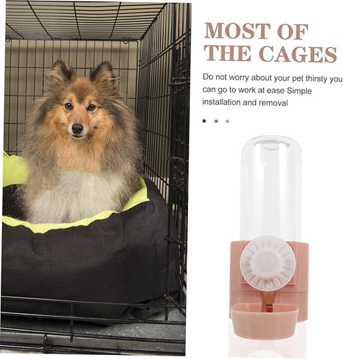 2pcs Automatic Dog Cat Water Dispenser Hanging Bottle Pet Supply Easy Cleaning for Puppies Cats