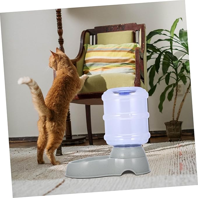 Yardwe Large Capacity Automatic PET Water Dispenser Self-Refilling Dog Water Feeder Filtration for Small Pets and Dog Crates