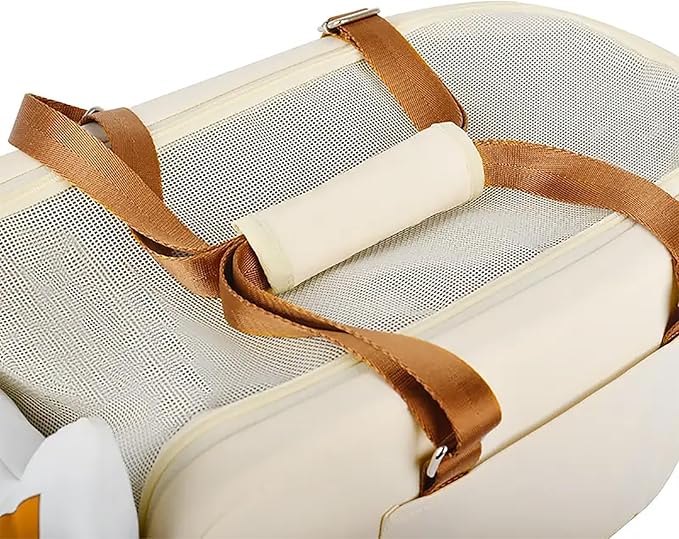 Dog Booster Car Seat, Small Dog Car Seat with Safety Rope and Snap Buckle, Adjustable Pillow Strap and 15 Pounds Load-Bearing Capacity, Removable Seat Cushions and Easy to Install, for Pet Travel