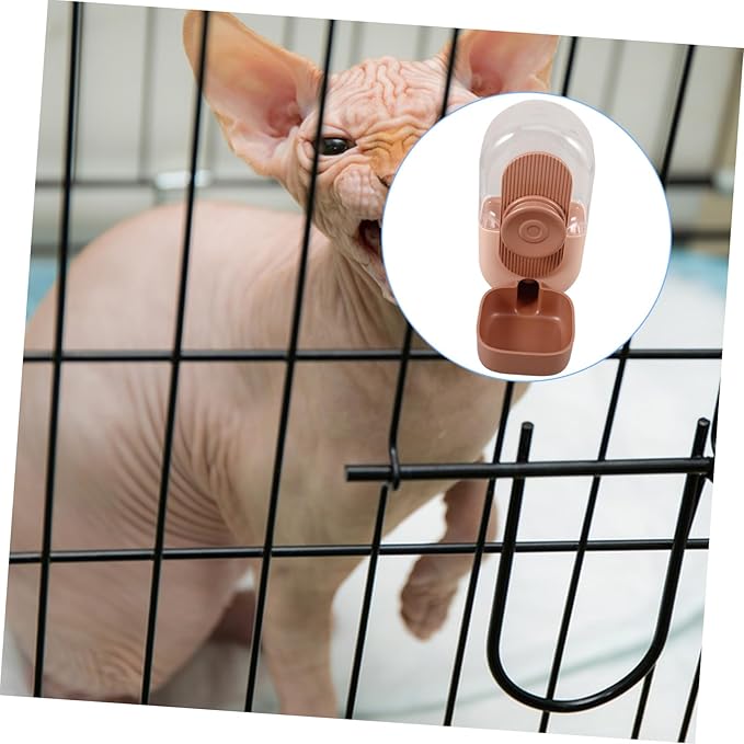 POPETPOP 4pcs Dog Water Dispenser No-Spill Bowl Pet Feeder Dispenser for Cats Dogs