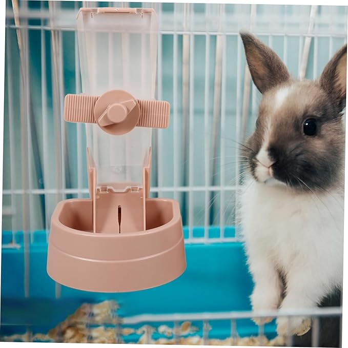 balacoo 1set Automatic Pet Feeder and Water Dispenser for Dogs and Cats Wall-Mounted Design Safe Material Easy Observation of Food and Water Levels for Pets