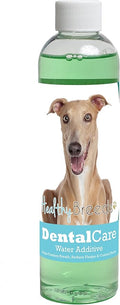 Healthy Breeds Dog Dental Care Water Additive for Italian Greyhound - Helps Freshen Breath, Reduce Plaque & Control Tartar - Mint Flavor - 8 oz