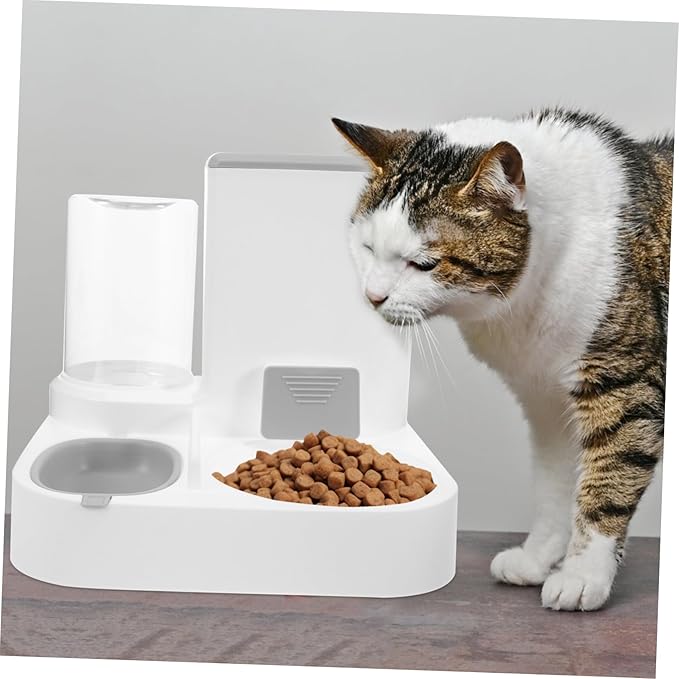 Dog Water Dispenser Automatic Large Cat Bowls Detachable Feed Tool Pet Feeder for Multiple Pets