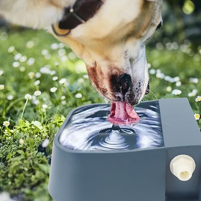 Pilipane Dog Automatic Water Bowl Dispenser Large Capacity Sturdy Versatile Convenient Use Automatic Drinking Water Bowl for Cat Rabbit Cattle Goat