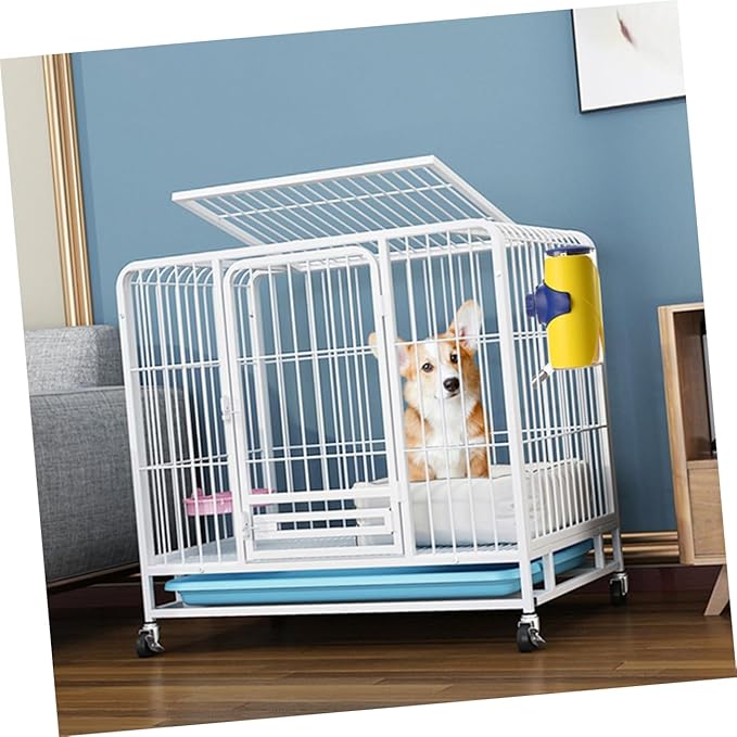 Hanging Pet Waterer Wear Resistant Automatic Feeder for Cats Dogs Convenient Cage Mounted Design Break Easy to Water Dispenser for Pet Hydration