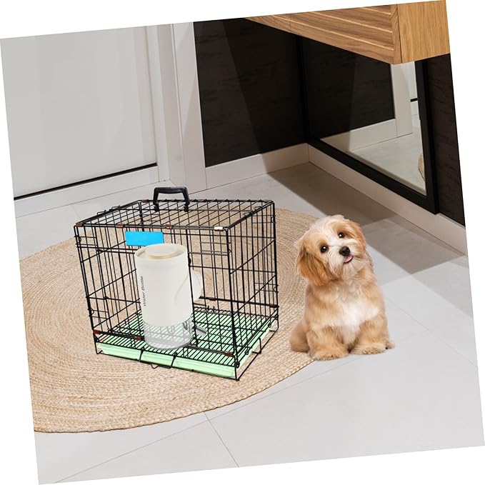 Milisten Automatic Pet Dog Water Feeder Hanging Water Dispenser for Dogs and Puppies Capacity Leak Design Height for Cages and Crates