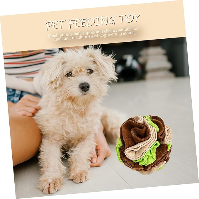 YARNOW Dog Sniffing Ball Pet Food Leakage Toy for Slow Eating and Engaging Playtime Upgraded Sniffing Ball for Puppies and Dogs for Indoor and Outdoor Fun