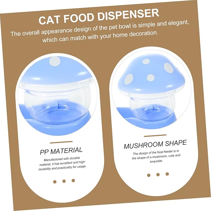 Automatic Feeder Cat Pet Feeder Dispenser Cat Food Dispenser Sturdy Material