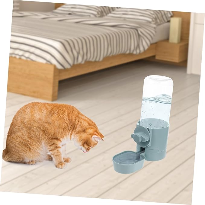 VANZACK Pet Automatic Waterer Dispenser Hanging Water Feeder for and Capacity Spills Easy to Use and Refill