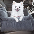 Car Seat Booster Bed,Dog Car Seat for Small Dogs Or Cats,Dog Safety Car Seat with Storage Pocket, Clip-On Safety Leash and Washable Cover for Dog, Cat, and Any Pets Under 25Lbs