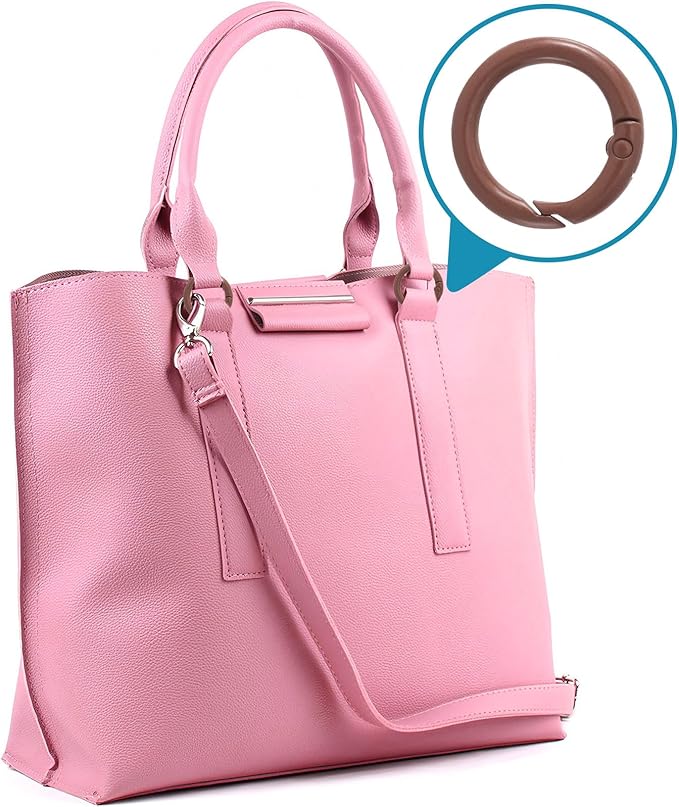 Spring O Rings,Round Spring Snap Keyring, Metal Carabiner Clips for Keychain Handbag Purse Dog