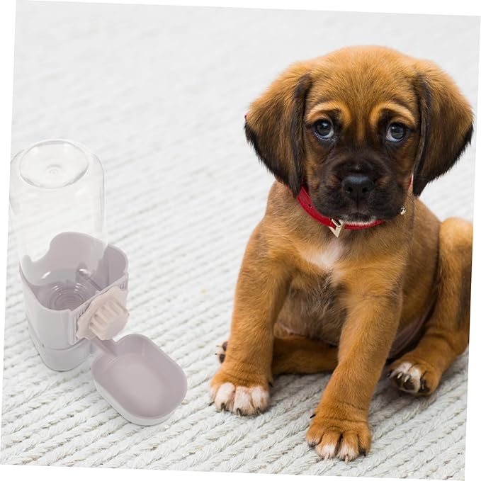 UPKOCH Hanging Dog Water Dispenser for Pets Automatic Water Feeder for Cats and Dogs Capacity Easy Install Pet Cage Water Bottle for Busy Pet Owners